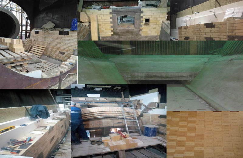 Основним напрямом діяльності компанії є ремонт футеровки теплових агрегатів любої складності